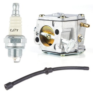 Bougie + carburateur + durite essence pour Husqvarna 61