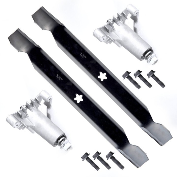 Lame + support + vis pour tondeuse AYP/Roper Bernard Loisirs Husquvarna. 53 cm