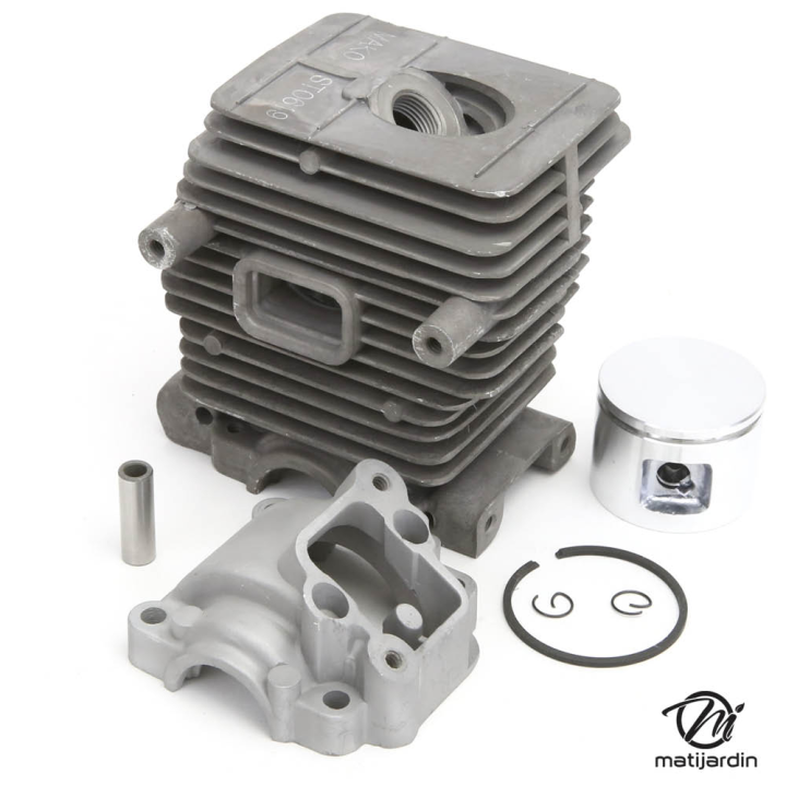 Cylindre piston adaptable pour tronçonneuse Stihl 019, MS190. Diamètre 40 mm