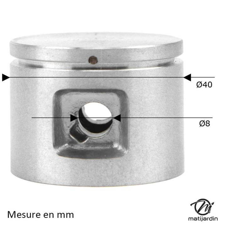 Cylindre piston pour tronçonneuse Stihl 019, MS190