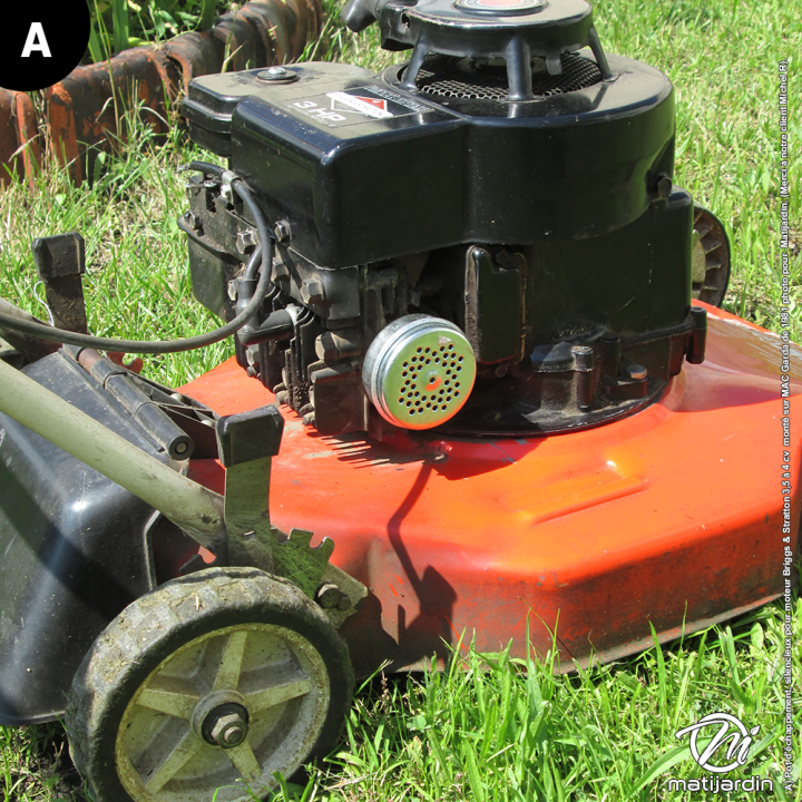 Pot d'échappement, silencieux pour moteur Briggs & Stratton 3,5 à 4 cv