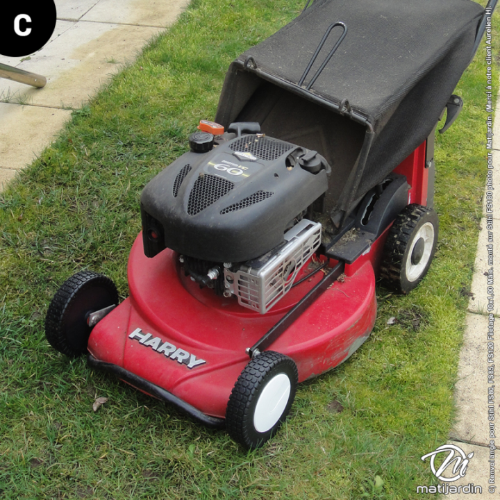 Roue de tondeuse universelle. Ø 180 mm. Livrée avec jeu de bagues