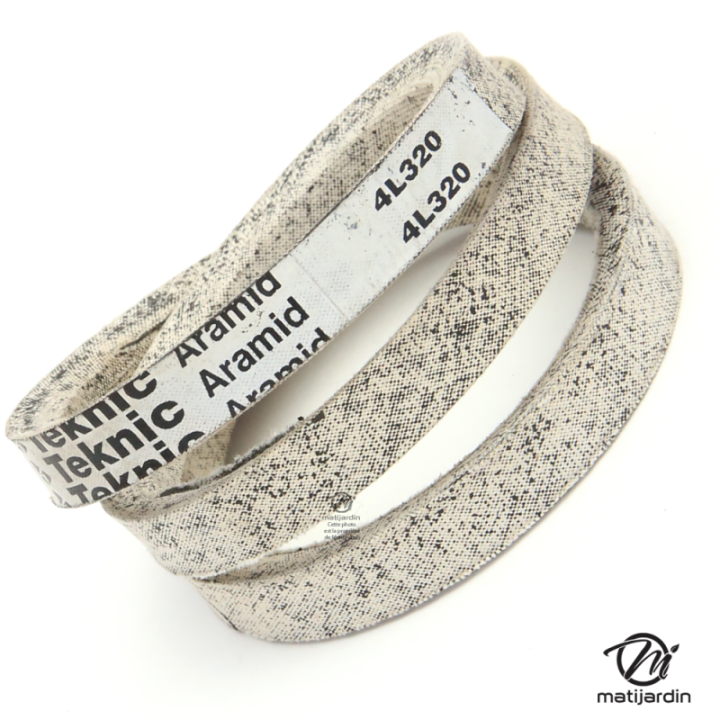 Courroie tondeuse Teknic 4L32 Kevlar Trapézoïdale - 12,7 mm x 813 mm