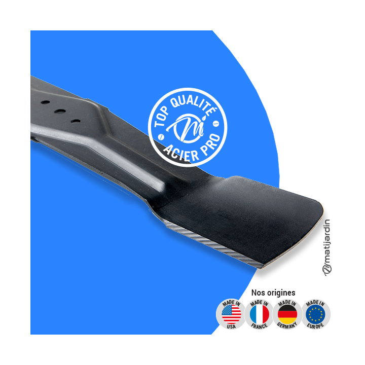 Lame tondeuse pour Stiga TB900. N° 1111-9094-01. Coupe 51 cm