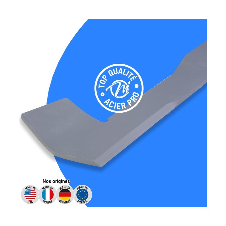 Lame tondeuse pour Iseki SXG19 avec Faucheuse SCMA54M 8665-306-001-10 coupe 71,5 cm