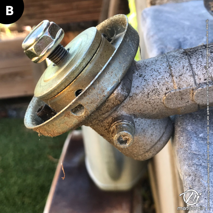 Renvoi d'angle pour débroussailleuse TL33, TL42, TL52. 7 dents