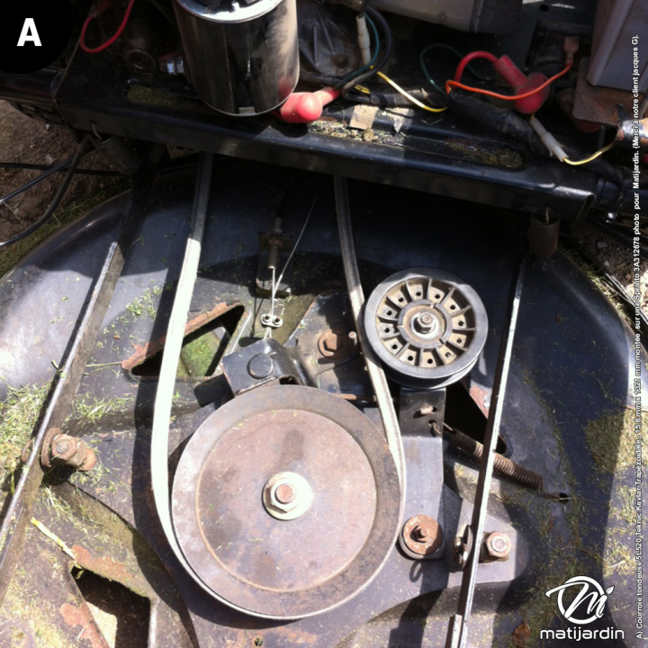 Courroie tondeuse Teknic 5L36 Kevlar Trapézoïdale - 15,8 mm x 914 mm