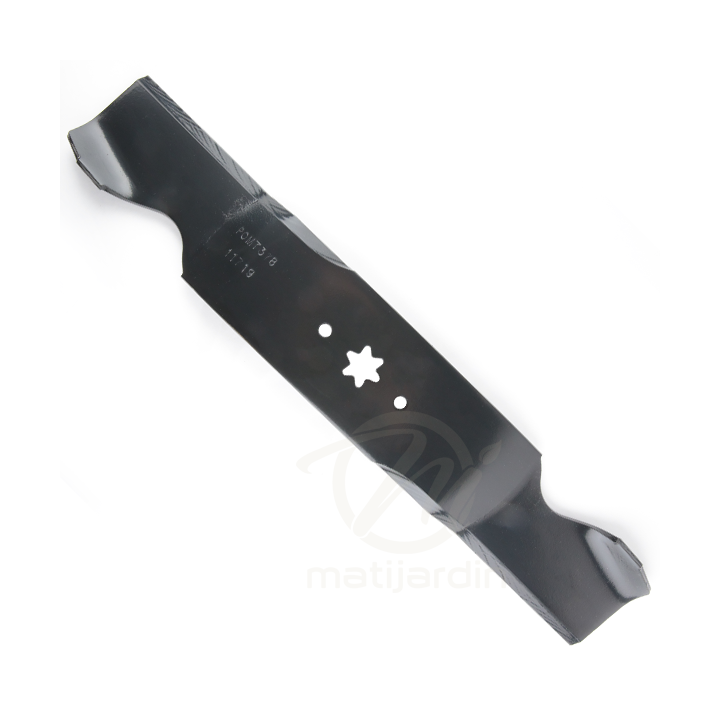 Lame tondeuse pour MTD. N°742-0677. Coupe 46,7 cm