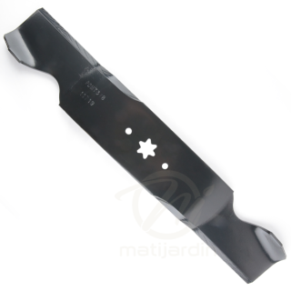 Lame tondeuse pour MTD. N°942-0677. Coupe 46,7 cm