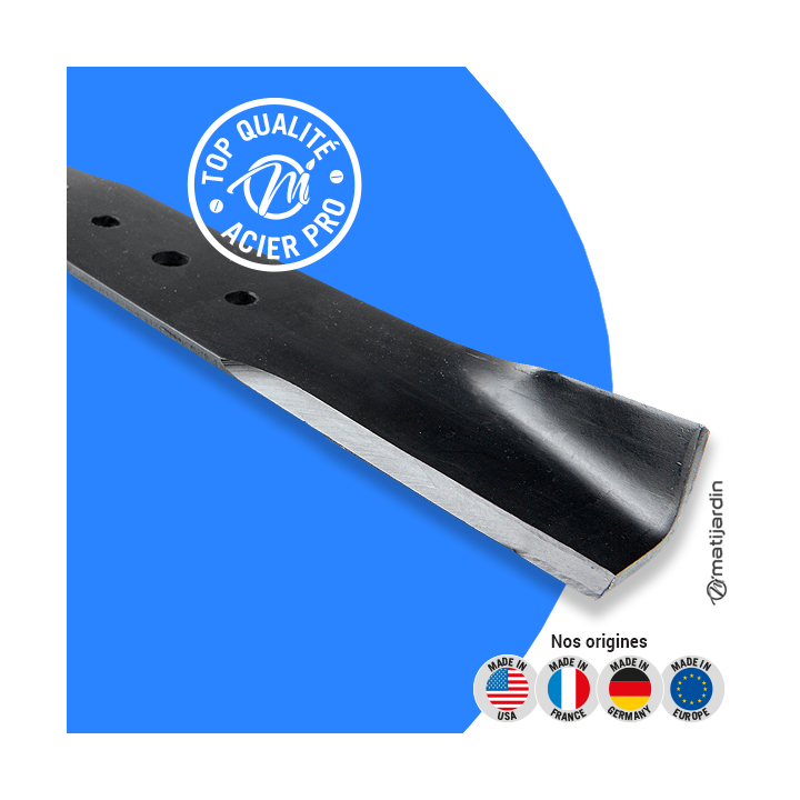 Lame tondeuse pour Husqvarna Riber 950-15-15H 5067515.01 coupe 35 cm