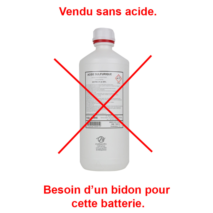 Batterie tondeuse. 12N 12A-4A1
