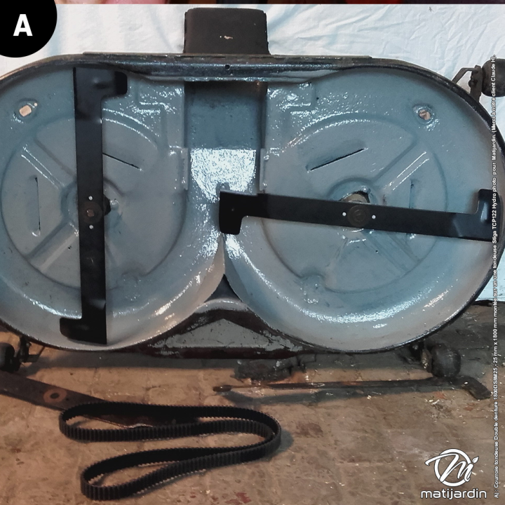 Courroie tondeuse Double denture 1800DS8M25 - 25 mm x 1800 mm