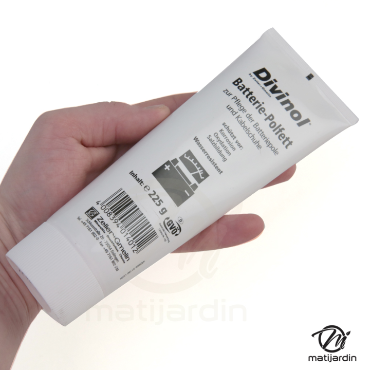 Graisse pour pôle batterie. 100 ml