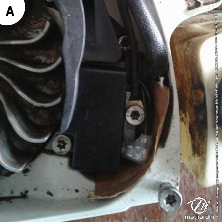 Bobine d'allumage pour tronçonneuse Stihl MS441