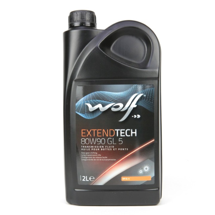 Huile de transmission 80w90 GL5 Wolf 2 Litres