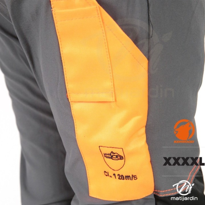 Pantalon protection tronçonneuse taille XXXXL Kerwood