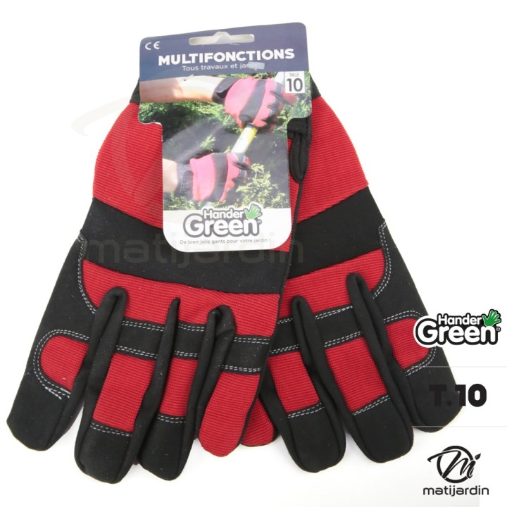 Gants risques mécaniques. Multifontions. Taille 10. HanderGreen®