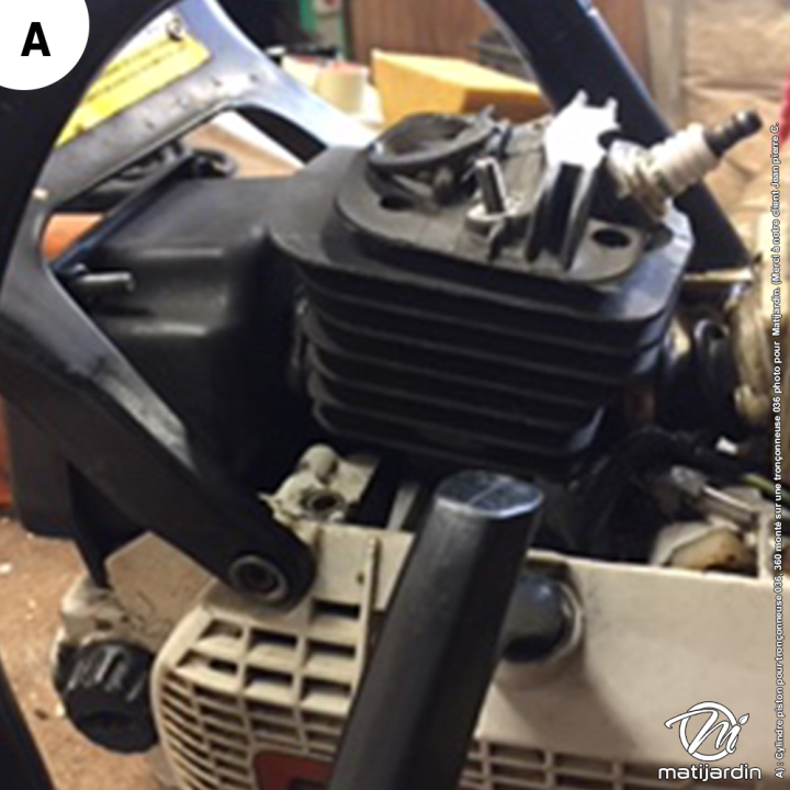 Cylindre piston pour tronconneuse Stihl 036, MS360 Diam 48 mm