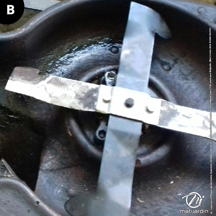 Lame pour AYP/Roper, Bernard loisirs, Husqvarna, Jonsered coupe 46 cm. La paire gauche/droite