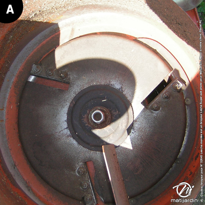 Couteau broyeur pour N° 52645 Lescha