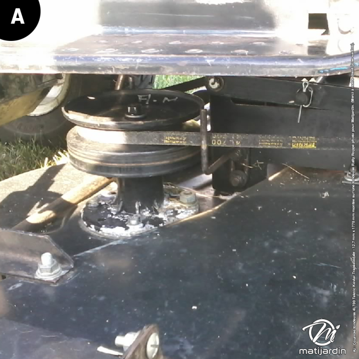 Courroie tondeuse Teknic 4L70 Kevlar Trapézoïdale - 12,7 mm x 1778 mm