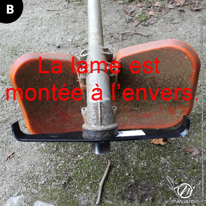 Lame débroussailleuse spéciale ronce. Ø 300 mm. Alésage 20 mm. Epaisseur 4 mm