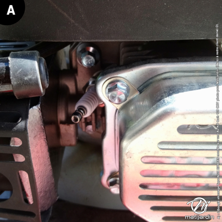 Bougie d'allumage. Type NGK BPR6ES