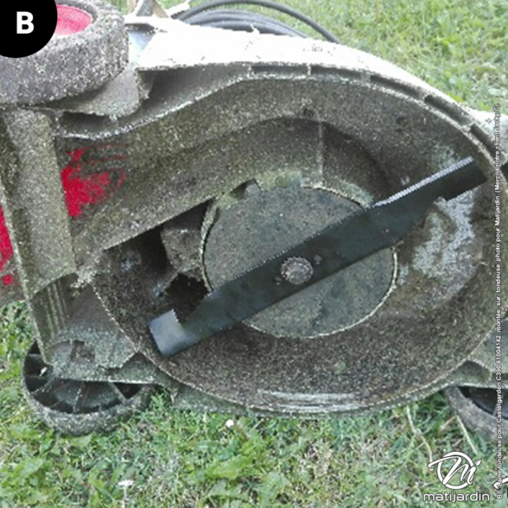 Lame tondeuse pour Castelgarden C390. N° 81004142/0. Coupe 37 cm