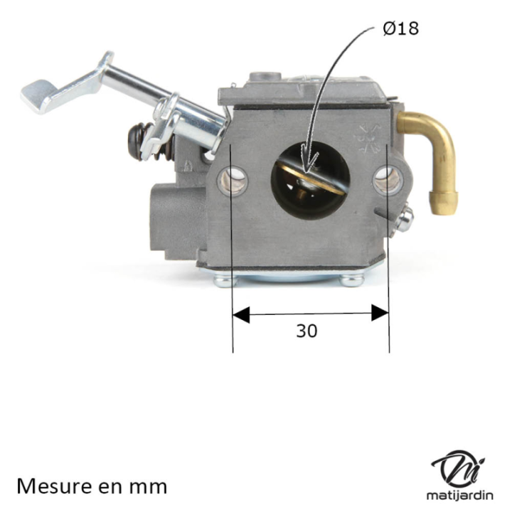 Carburateur complet d'origine Walbro type HDA 234