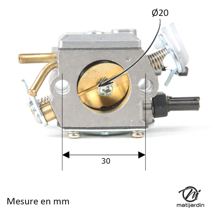 Carburateur pour tronçonneuse Husqvarna 365, 371, 372