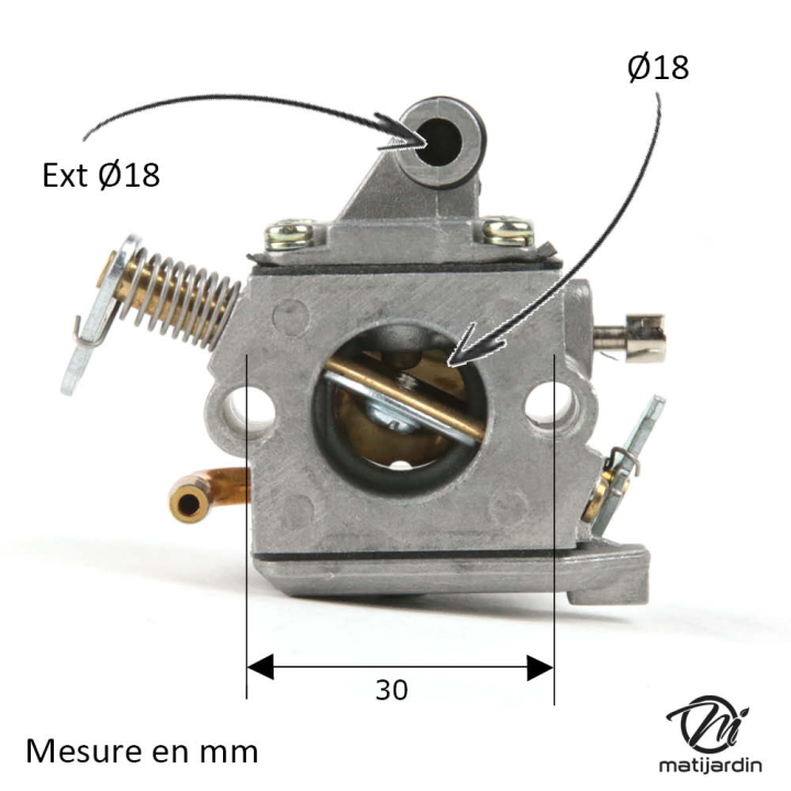 Carburateur pour tronçonneuse Stihl 017 018 MS170 MS180