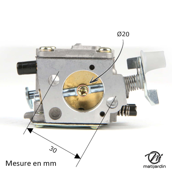 Carburateur pour tronçonneuse Husqvarna 181, 281, 288