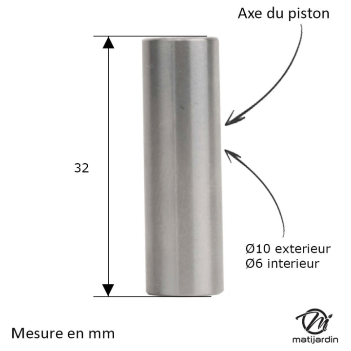 Cylindre piston pour débroussailleuse Stihl. Ø 40 mm