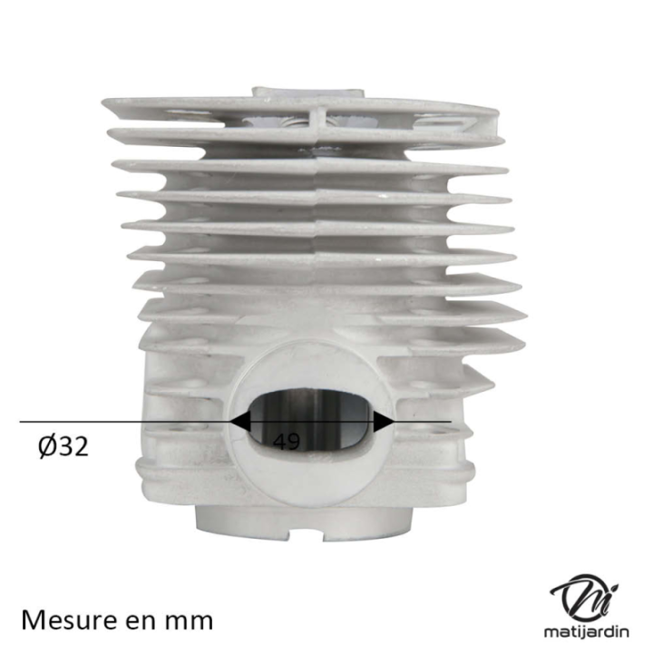 Cylindre piston pour débroussailleuse Stihl. Ø 40 mm