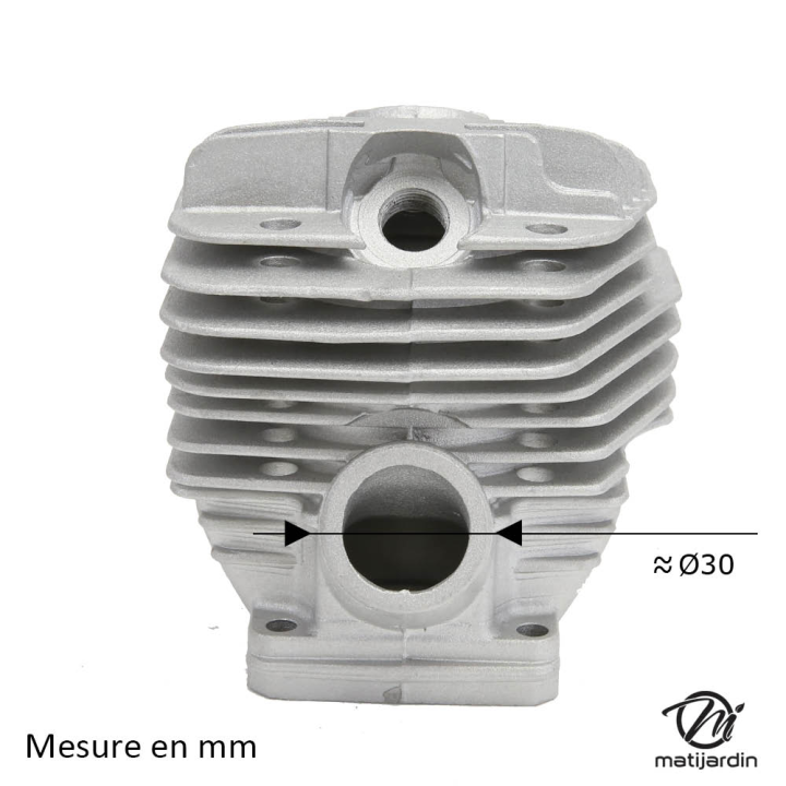 Cylindre piston adaptable pour tronçonneuse Stihl 066 MS660 + pochette de joints. Diamètre 54 mm