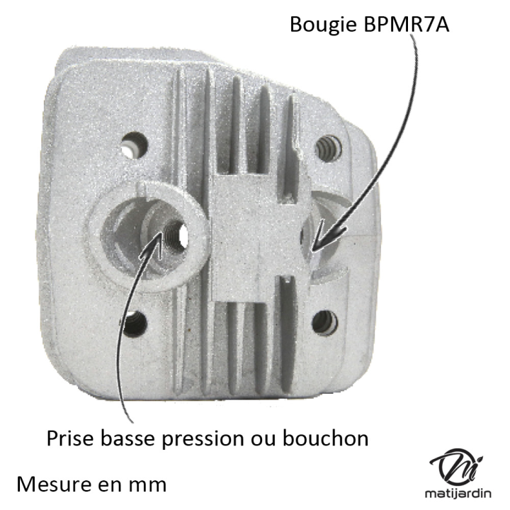 Cylindre piston adaptable pour tronçonneuse Stihl 066 MS660 + pochette de joints. Diamètre 54 mm