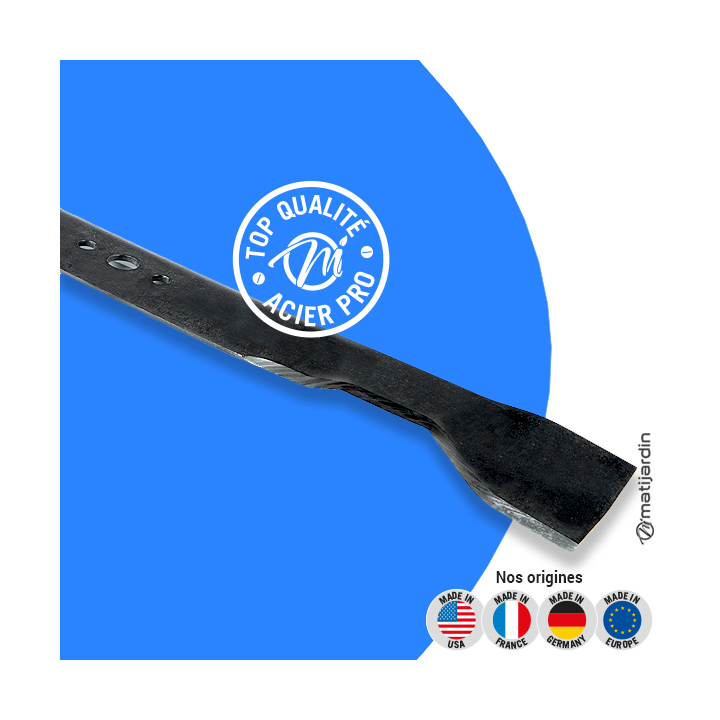 Lame tondeuse pour Husqvarna Royal 52. N° 532406712. Coupe 53,5 cm