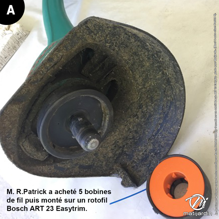 Bobine de fil pour coupe-bordure et rotofil. Pour Bosch FO16L71599