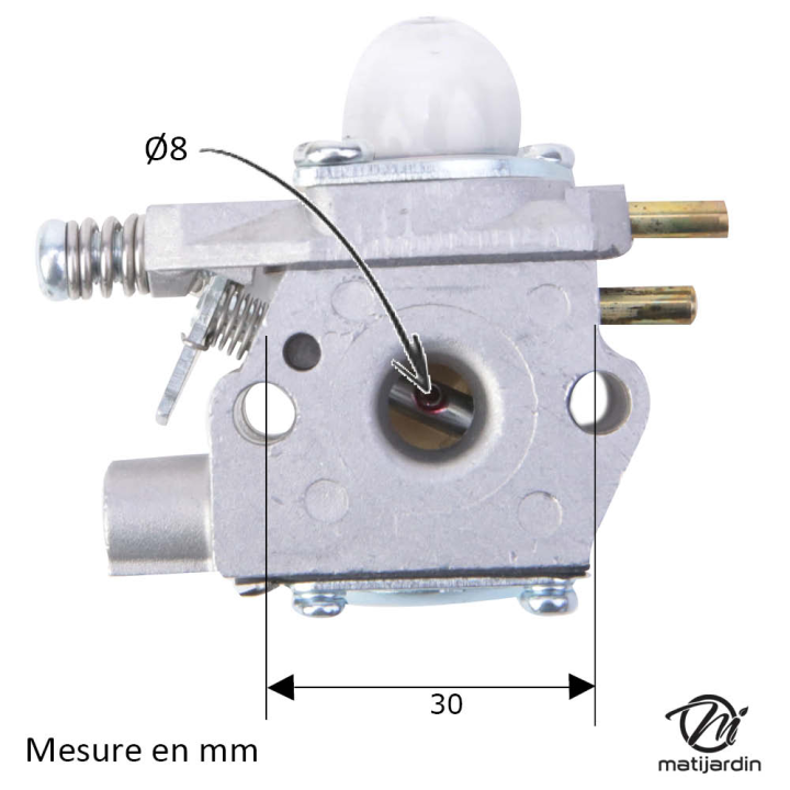 Carburateur pour Echo GT-2400, SRM-2400, PAS-2400, HCA-2400, PPT-2400, SRS-2400, HCA-2410, HCA-2500, SHC-2400