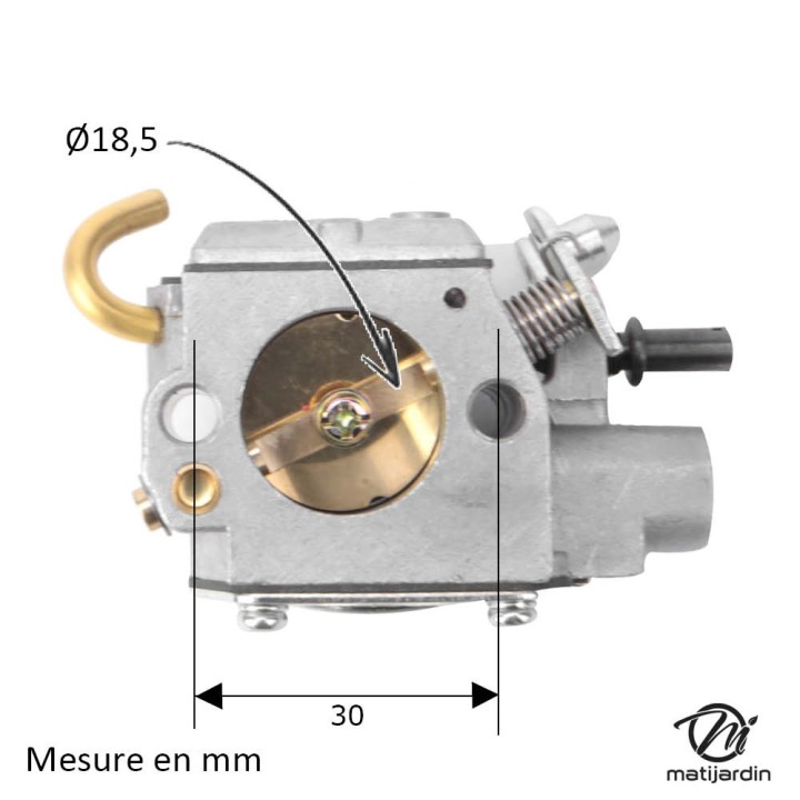Carburateur pour tronçonneuse Stihl MS280 MS280C