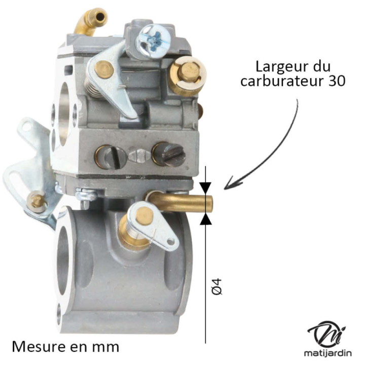 Carburateur complet pour découpeuse  Stihl TS410