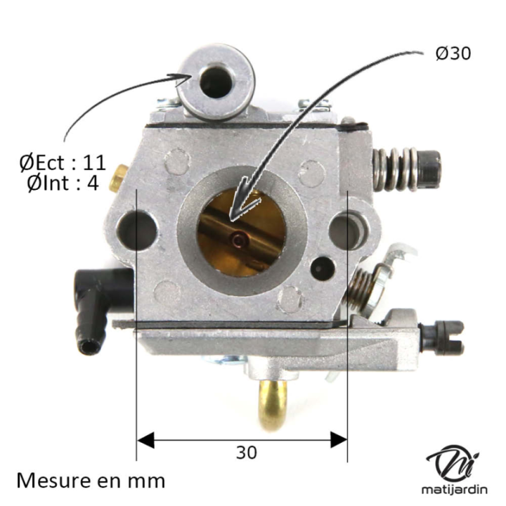 Carburateur pour tronçonneuse Stihl 026 MS260