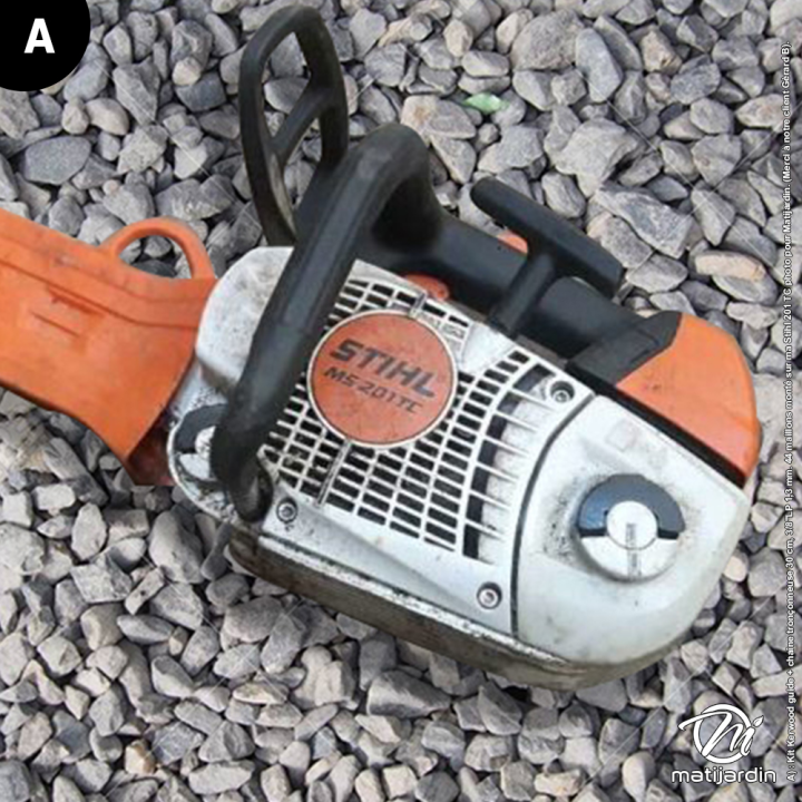 Kit Kerwood guide + chaîne tronçonneuse 30 cm, 3/8"LP 1,3 mm. 44 maillons