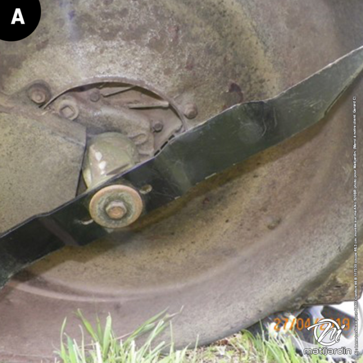 Lame tondeuse pour ALKO Comfort 46 B. N° 117330. Coupe 46,3 cm