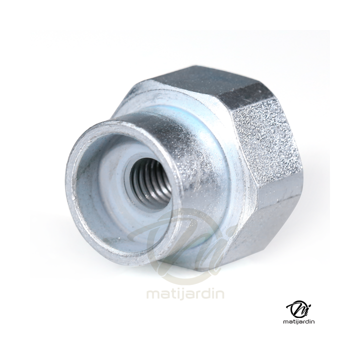 Adaptateur pour tête débroussailleuse Super Pro Tecomec. Femelle. Ø 10x1,00. Pas à gauche