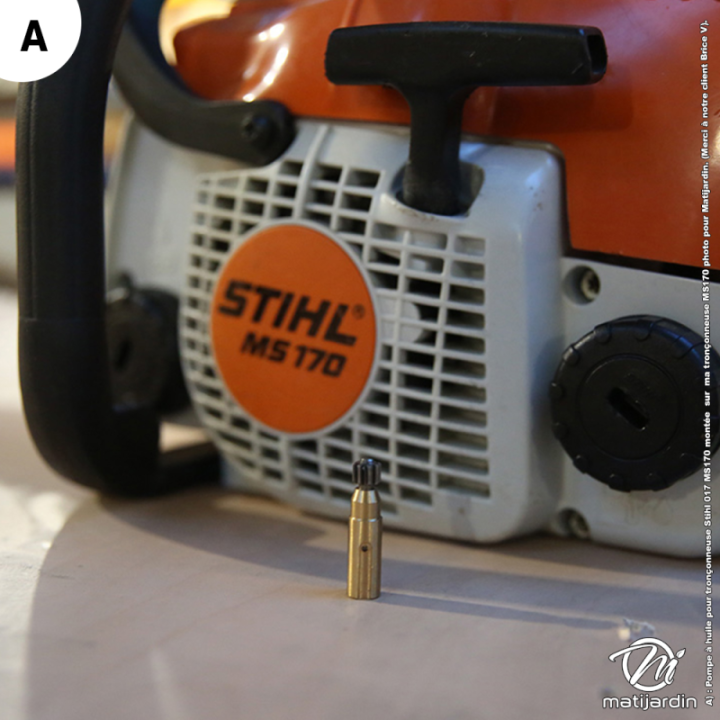 Pompe à huile pour tronçonneuse Stihl 017 018 021 023 025 MS170 MS171 MS180 MS181 MS210 MS211 MS230 MS250