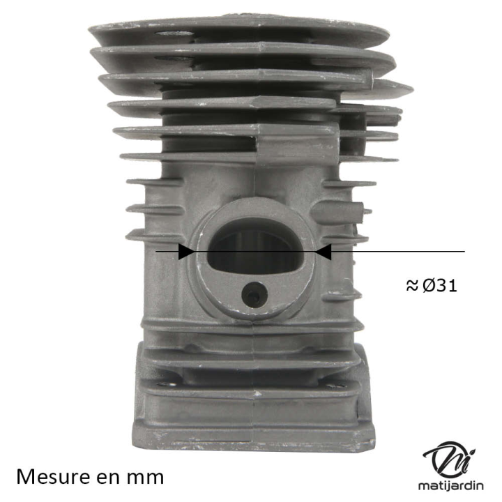 Cylindre piston tronçonneuse pour Husqvarna 340, 345, 350. Ø 42mm