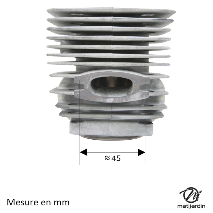 Cylindre piston pour découpeuse Husqvarna, Partner K1250. Ø 60 mm