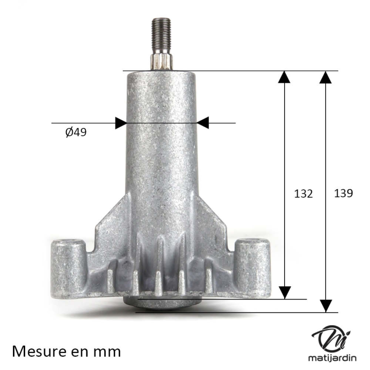 Palier de lame pour Husqvarna N° 532130794, AYP N° 130794