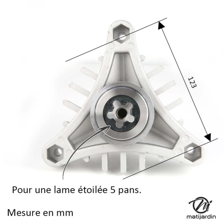 Palier de lame pour Husqvarna N° 532130794, AYP N° 130794